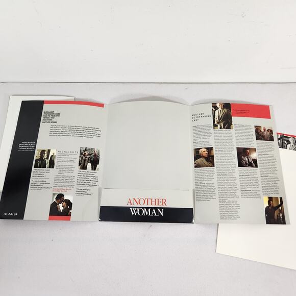 Another Woman (1988) 27x40 Poster Promo Pac w/Mia Farrow, Orion Home Video LN - Picture 12 of 16